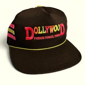 Vintage Dollywood Trucker Hat Neon